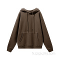 Automne Fleece Color Color Sports Sweat à capuche pour hommes